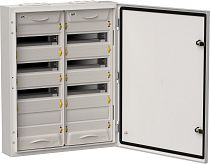 TITAN 5 Корпус металлический ЩРн-96 (2х48) 710х570х140мм IP54 серый (одна дверь)  IEK