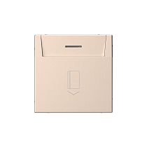 ArtGallery Песочный Выключатель карточный 10А, без задержки времени, быстр.клемм Systeme Electric (Schneider Electric)