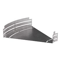 Угол горизонтальный изменяемый 0-45 градусов Стандарт 400х80 Промрукав