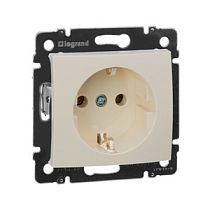 Розетка с заземлением в рамку слоновая кость VALENA Legrand