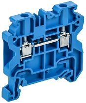 ARMAFIX Колодка клеммная CY4BU винтовая 4мм2 проходная синяя Ex IEK