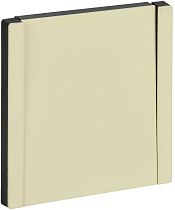 FORTE&PIANO Выключатель 1-клавишный перекрестный 10А FP812M металл серый сланец IEK