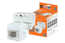 Датчики движения инфракрасные ДДПр-01 (белый) 1100Вт, 5-480с, 12м, 5+Лк, 120гр, IP44,  TDM Датчики движения инфракрасные ДДПр-01 (белый) 1100Вт, 5-480с, 12м, 5+Лк, 120гр, IP44,  TDM