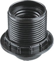 Патрон электрический Navigator NLH-BL-R-E27 карболитовый люстровый с кольцом