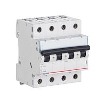 Автоматический выключатель модульный четырехполюсный C 20А 6кА TX3 6000 400В TX3 Legrand