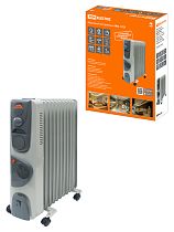 Масл. обогрев. МО-11ТВ, 2500 Вт, 11 сек, вент, рег. мощн. (1000/1500/2500+400 Вт), термостат,  TDM