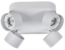 LIGHTING Светильник 4044 накладной потолочный под лампу 4хGX53 белый  IEK