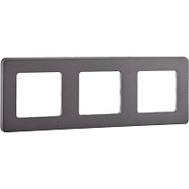 INSPIRIA Рамка 3-местная дымчатый