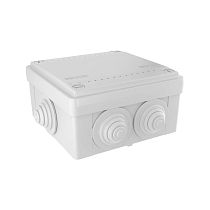 Коробка ответвит. с 6 кабельными вводами д.25мм, IP55, 100х100х50мм DKC Коробка ответвит. с 6 кабельными вводами д.25мм, IP55, 100х100х50мм DKC