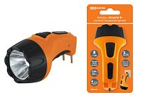 Фонарь «Комета 4» ручной аккумуляторный,  1Вт 1 светодиод, 0,5Ач 230В вилка,  TDM