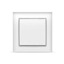 Выключатель одноклавишный Бриллиант, скрытой установки, 10А, 220В, белый UNIVERSAL