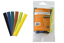 Трубка термоусаживаемая  ТУТнг 8/4 набор (7 цветов по 3 шт. 100мм)  TDM