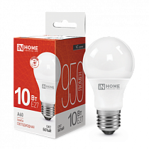 Лампа светодиодная LED-A60-VC 10Вт 230В Е27 4000К 950Лм IN HOME Лампа светодиодная LED-A60-VC 10Вт 230В Е27 4000К 950Лм IN HOME