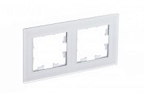 AtlasDesign Nature Матовое Стекло Белый Рамка 2-постовая (Schneider Electric) Systeme Electric (Schneider Electric) AtlasDesign Nature Матовое Стекло Белый Рамка 2-постовая (Schneider Electric) Systeme Electric (Schneider Electric)