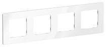 FLITE Рамка 4-местная РУ-4-К-ФлБ белый IEK