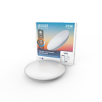 Cветильник светодиодный Gauss стационарный (накладной) Smart Home тип CCT+DIM 25Вт Cветильник светодиодный Gauss стационарный (накладной) Smart Home тип CCT+DIM 25Вт