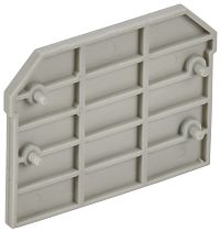 Заглушка для колодки клеммной CTS-MC 3 вывода 4мм2 серая  IEK