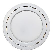 Светильник встраиваемый General GCL-GX53-H18-W БЕЛЫЙ ОРНАМЕНТ