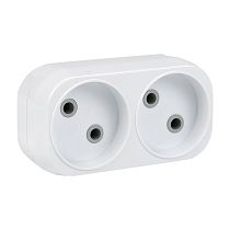 Разветвитель 2 гн. б/з плоский 6А 250B EKF PROxima