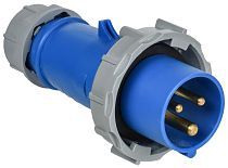 Вилка переносная ССИ-0132 16А-6ч/200-250В 2P+PE IP67 IEK