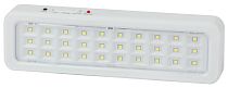 Светильник аварийный постоянный светодиодный ЭРА DBA-105-0-20 (30LED, 3Вт, 5ч, IP20)