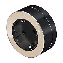 MultiTrack Розетка 2К+З круглая 16А/250В Песочный