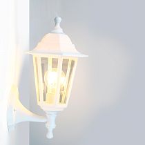 Фасадный светильник General GWL-E27-M-IP65 Белый Большой Вверх Пушкинский