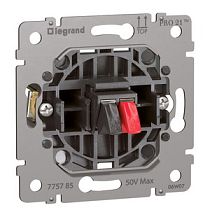 Аудиорозетка Legrand PRO21 775785 одноместная без накладки для PRO21 Legrand Аудиорозетка Legrand PRO21 775785 одноместная без накладки для PRO21 Legrand