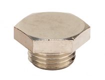 Заглушка M16x1,5, никелированная латунь DKC