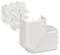 DLP Угол плоский 90град для кабель-каналов 80х35 80х50 белый