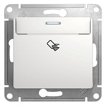 Glossa Белый Выключатель карточный, сх.6 Systeme Electric (Schneider Electric)