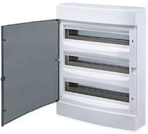 Щит распределительный навесной "Unix" прозрачная дверь 3х18 модулей IP41 EKF PROxima Щит распределительный навесной "Unix" прозрачная дверь 3х18 модулей IP41 EKF PROxima