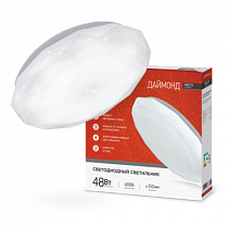 Светильник светодиодный серии DECO 48Вт 230В 4000К 3120Лм 380х55мм ДАЙМОНД IN HOME Светильник светодиодный серии DECO 48Вт 230В 4000К 3120Лм 380х55мм ДАЙМОНД IN HOME