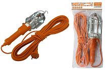 Светильник переносной УП-2Р-15, 60 Вт, Е27, 15 метров, Народный TDM