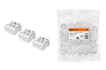 Клемма пружинная соединительная КСПн3-L+N+PE, 16 A, с монтажной ножкой  TDM