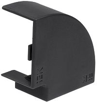 ELECOR Поворот 90град КМП 15х10 черный (4шт/компл)  IEK