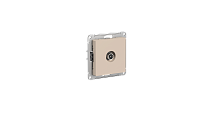 ATLASDESIGN TV РОЗЕТКА проходная 4DB, механизм, ПЕСОЧНЫЙ Systeme Electric (Schneider Electric)