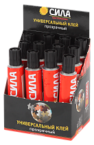 Клей универсальный СИЛА SUTB-30 прозрачный 30 мл. туба ШБ (12/288/6912)
