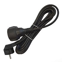 Удлинитель-шнур "DOMTOK" ПВС 3*1 с/з 5м, цвет черный