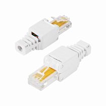 Разъем UTP RJ-45(8P-8C), CAT 5e, самозажимной REXANT Разъем UTP RJ-45(8P-8C), CAT 5e, самозажимной REXANT