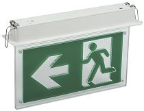 Светильник аварийно-эвакуационный светодиодный ССА-3001 двухсторонний 3вт 3ч постоянный встраиваемый IP20  IEK