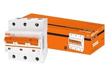 Выключатель автоматический ВА47-125 3Р 40А 15кА  х-ка С  TDM