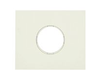 Рамка 1 постовая, скрытый монтаж, Шедель Бриз, пластик, цвет Слоновая кость матовый Bironi