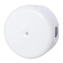 Коробка распределительная 110мм, пластик, цвет белый (4 кабельных ввода в комплекте) Bironi