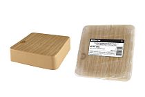 Коробка распаячная КР 75х75х20 ОП сосна IP40, инд. штрихкод  TDM