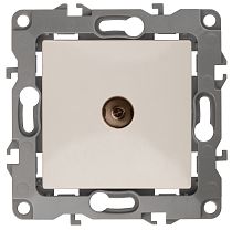 Розетка ЭРА 12 12-3101-02 слоновая кость телевизионная одинарная Розетка ЭРА 12 12-3101-02 слоновая кость телевизионная одинарная