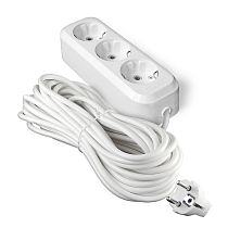 Удлинитель У10-554 ПВС 3*0,75 3 гнезда с заземлением 10м UNIVERSAL