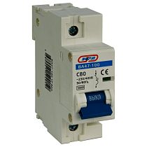 Автоматический выключатель однополюсный ВА47-100 1P 80А (С) 10кА  ЭНЕРГИЯ