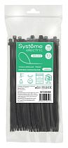 Стяжка кабельная  серии MultiSet 200х4.8 Чёрная (100шт) Systeme Electric (Schneider Electric)
