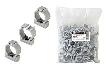 Крепеж-клипса для трубы D32 мм с фиксатором  TDM